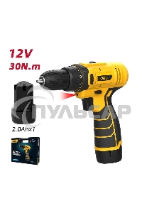 Дрель-шуруповерт Deli DL-DZ12-5A2, Аккумуляторная, 12В, 1 АКБ, Кейс