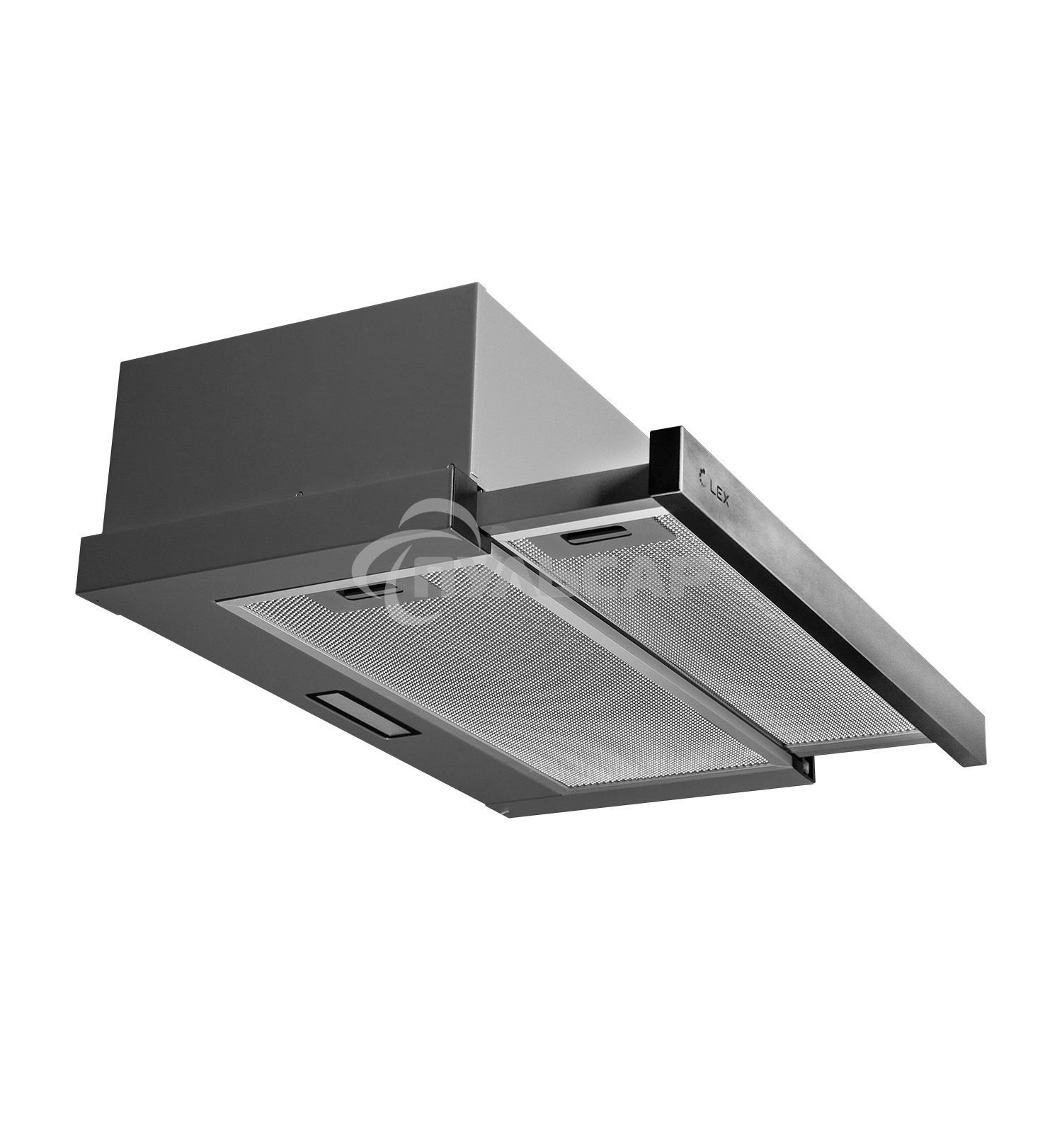 Вытяжка встраиваемая LEX Hide 600 нержавеющая сталь, 60 см, 550 куб. м/ч, 42 дБ