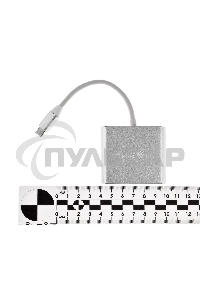 Кабель-концентратор Telecom USB3.1 TypeCm -->HDMI+USB3.0 +PD charging 4K@30Hz <TUC010>