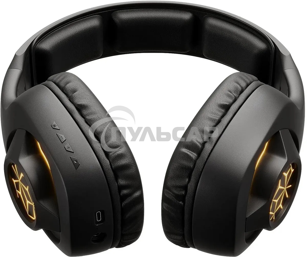 Наушники с микрофоном Оклик HS-L575G черный накладные BT оголовье (1895253)