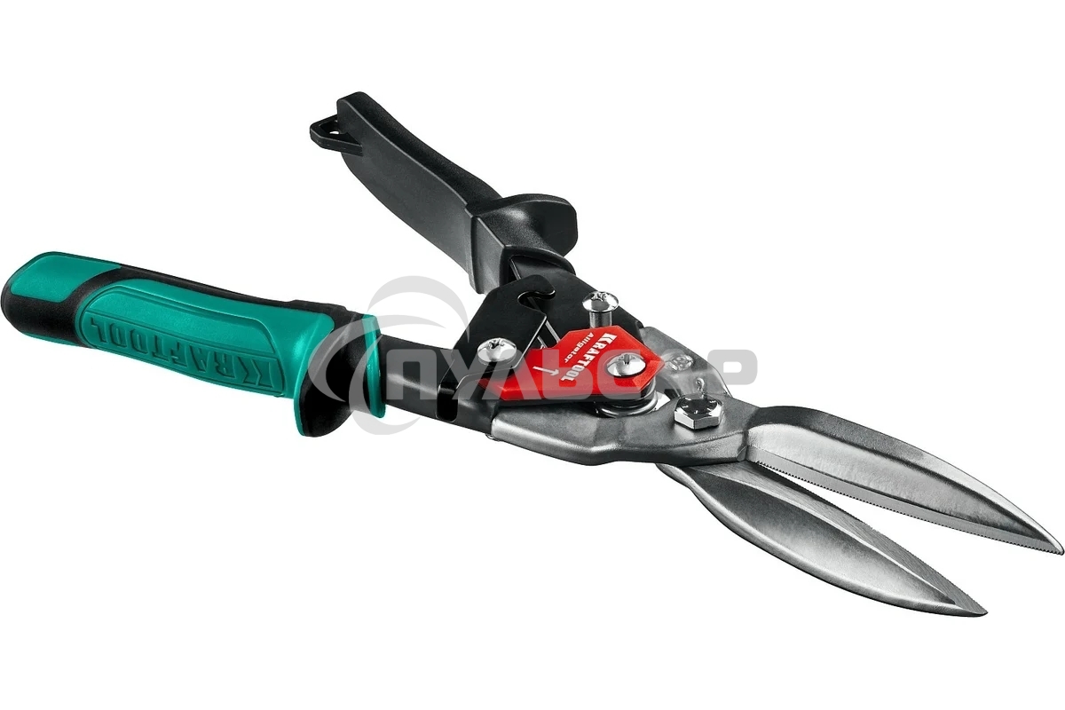 Ножницы по металлу KRAFTOOL 2328-SL Alligatorпрямые удлиненные, Cr-Mo, 290 мм