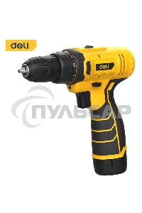 Дрель-шуруповерт Deli DL-DZ12-5A2, Аккумуляторная, 12В, 1 АКБ, Кейс