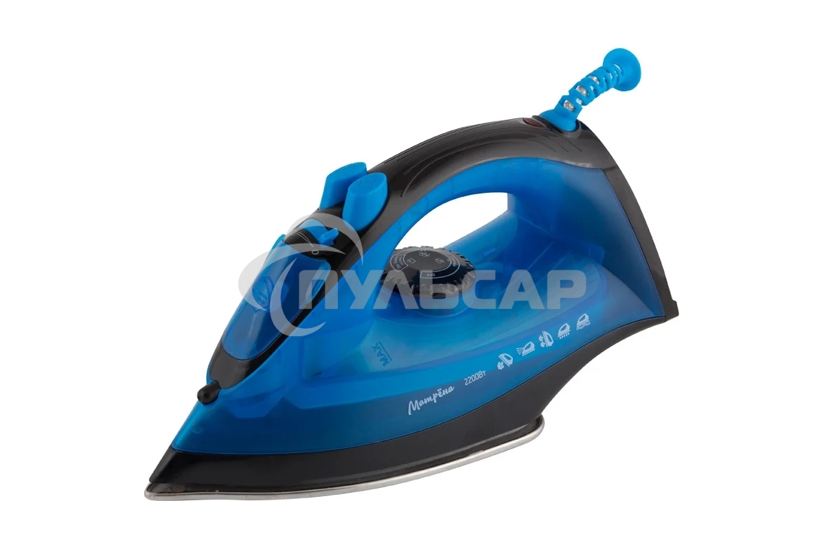 Утюг Матрена MA-047 синий (2200Вт, пар, спрей, пар.удар, самооч., стальная подошва)
