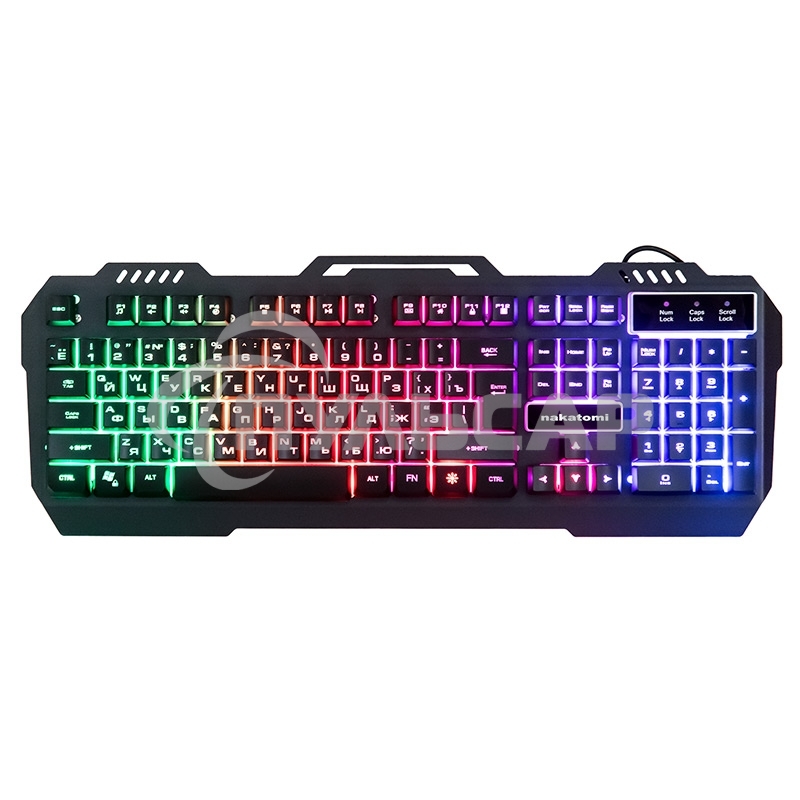 Клавиатура проводная NAKATOMI KG-35U черный