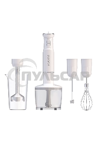 Блендер ручной Maxvi HB1541S белый