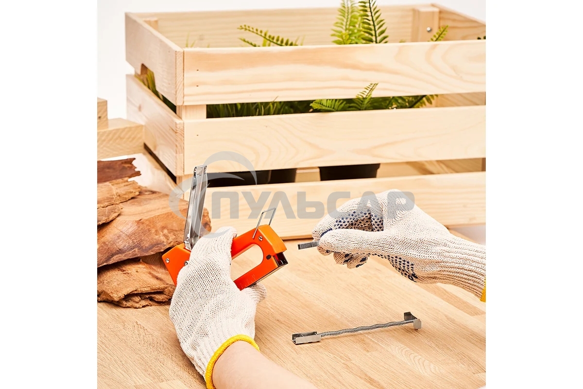 Степлер мебельный с металлической ручкой Rexant