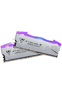 Оперативная память Patriot Viper Xtreme 5, DDR5, 48Gb (2x24Gb), 8000MHz, CL38, DIMM, с радиаторами, RGB, серебристый