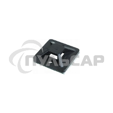 Площадка самоклеящаяся Rexant 20х20 мм, черная (10 шт/уп)