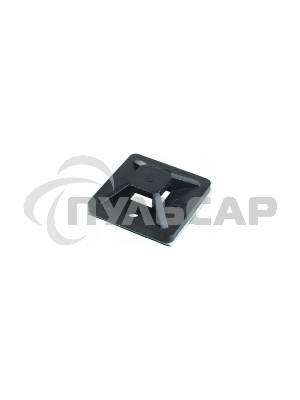 Площадка самоклеящаяся Rexant 20х20 мм, черная (10 шт/уп)