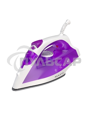 Утюг Maxvi SI1801 белый/фиолетовый