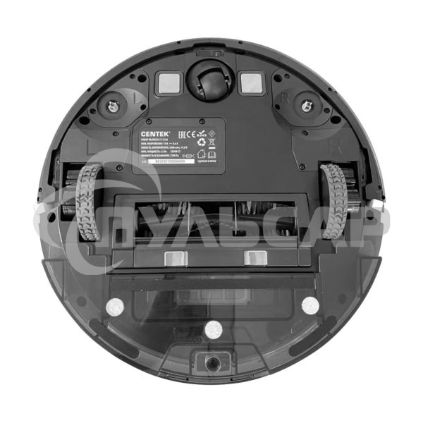 Робот-пылесос Centek CT-2720 черный/синий, 2600 мAч Li-Ion, уборка сухая/влажная, пылесборник контейнер 0.68 л