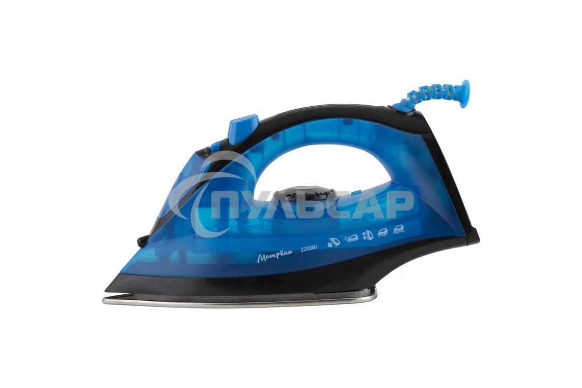 Утюг Матрена MA-047 синий (2200Вт, пар, спрей, пар.удар, самооч., стальная подошва)