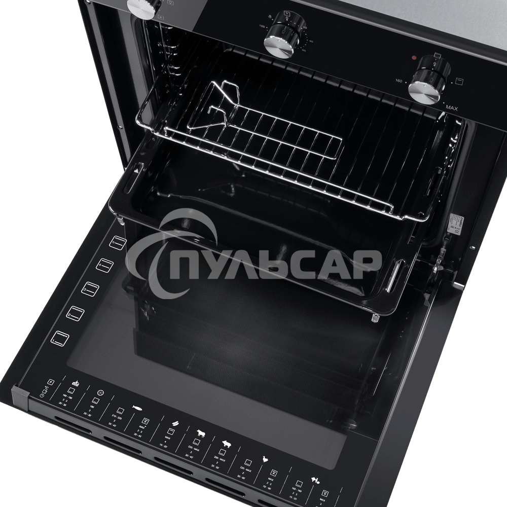 Шкаф духовой газоэлектрический Maunfeld EOGC604B Slim