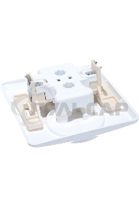 Розетка 2-м СП Этюд 16А IP20 без заземл. бел. SchE PC16-005B