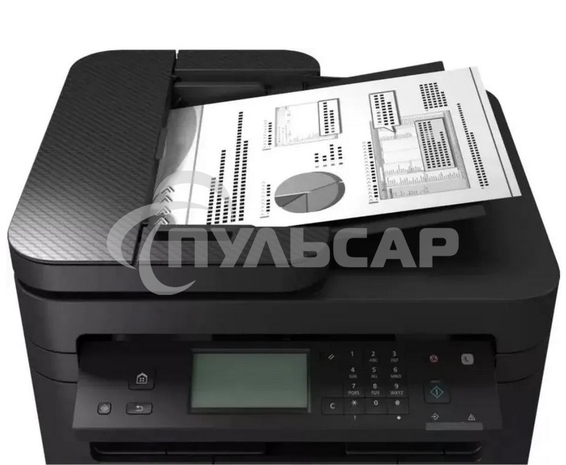 МФУ лазерное Canon i-Sensys MF275dw (5621C001), A4, ч/б, печ. 29 стр/мин., скан. до 20 стр/мин (ч/б) 15 стр/мин (цвет), 2400 x 600 dpi (печать) 600x600dpi (скан.), USB, RJ-45, Wi-Fi, Air Print, Mopria