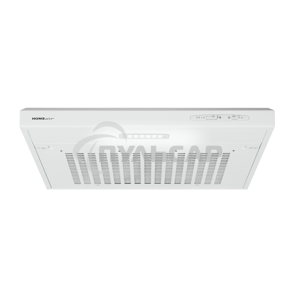 Вытяжка подвесная HOMSair Horizontal 50 белый, 50 см, 420 куб. м/ч, 45 дБ