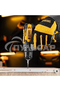 Дрель-шуруповерт Denzel CDQ-12, Аккумуляторная, 12В, 2 АКБ, Кейс