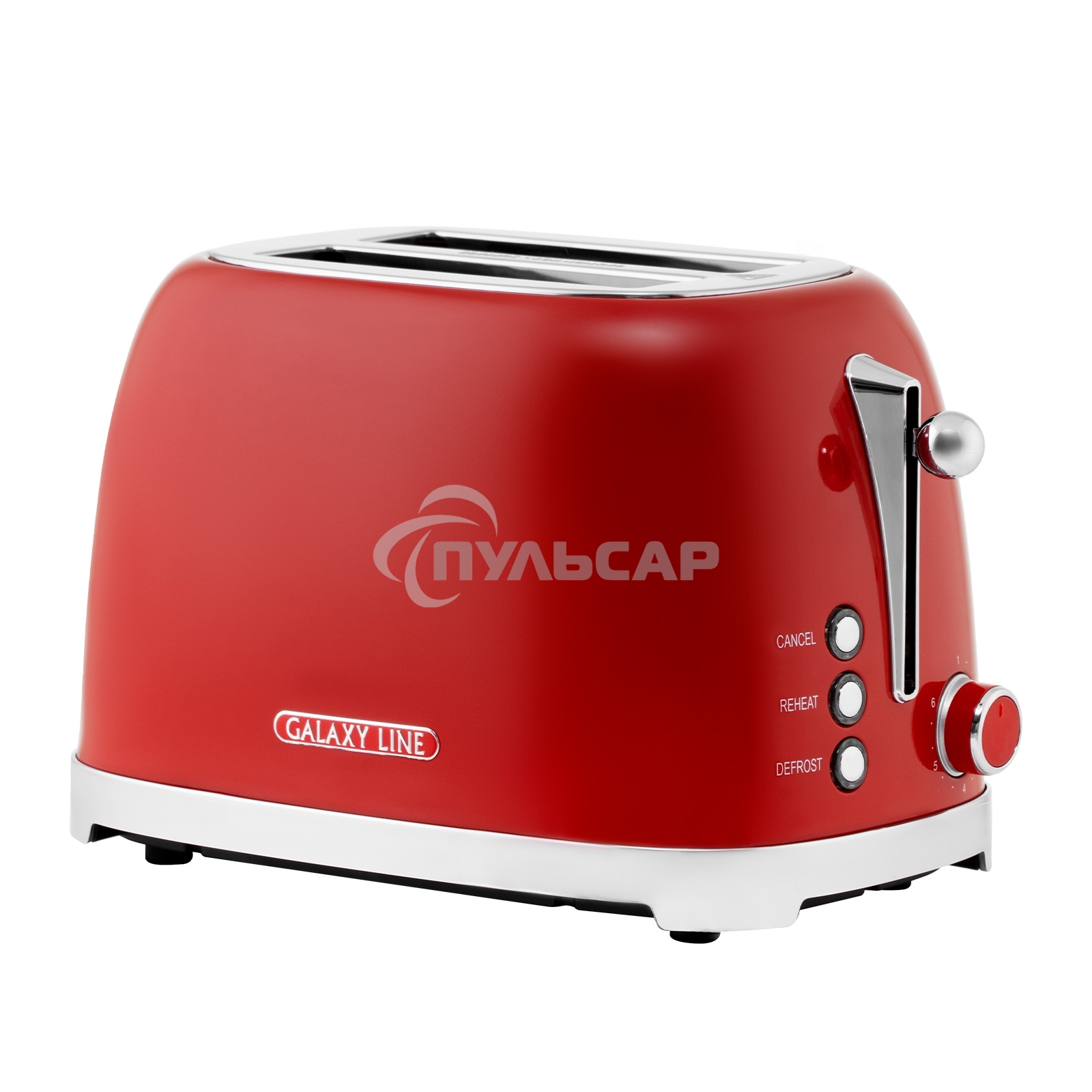 Тостер Galaxy Line GL 2919 900Вт красный