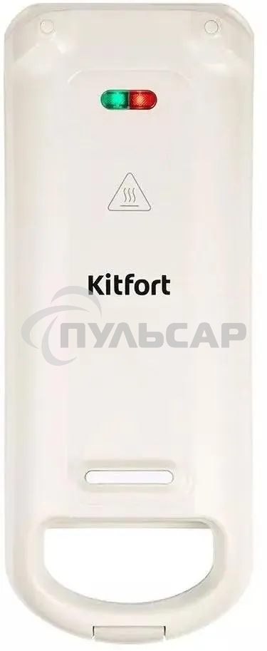 Вафельница Kitfort КТ-1690 700Вт черный/белый