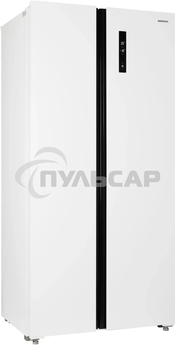 Холодильник Nordfrost RFS 480D NFW белый двухкамерный Side-by-Side 271/165 л морозилка сбоку