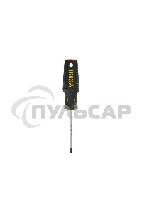 Отвертка Denzel PH0х75 мм, S2, 3к рукоятка