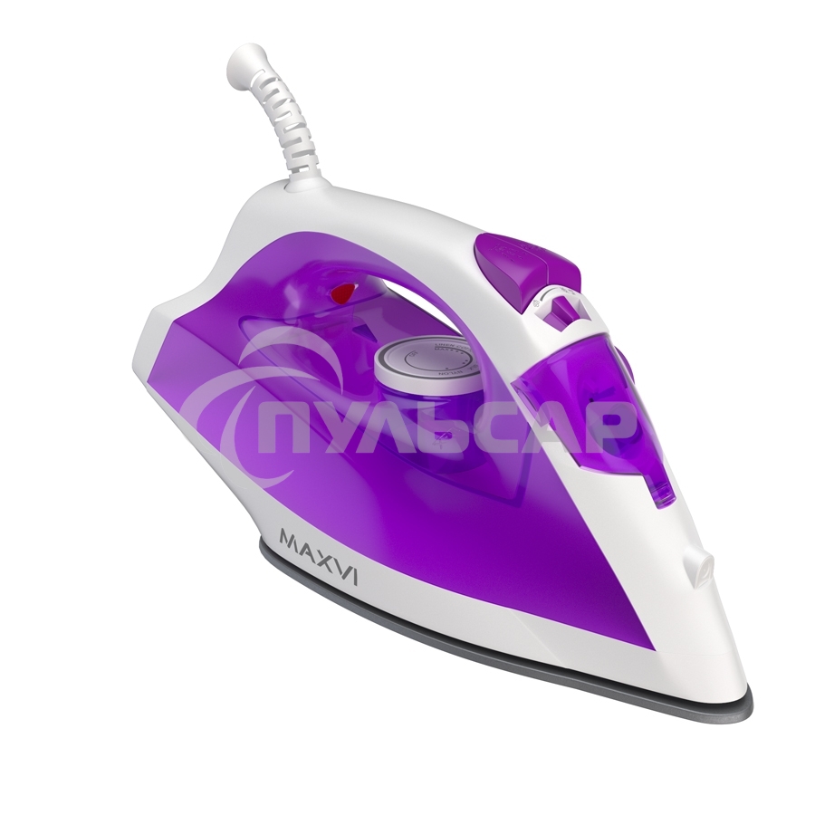 Утюг Maxvi SI1801 белый/фиолетовый