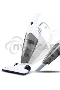 Пылесос вертикальный Deerma DX118C белый/серый, питание от сети, 140 Вт, уборка сухая, пылесборник 1.2 л