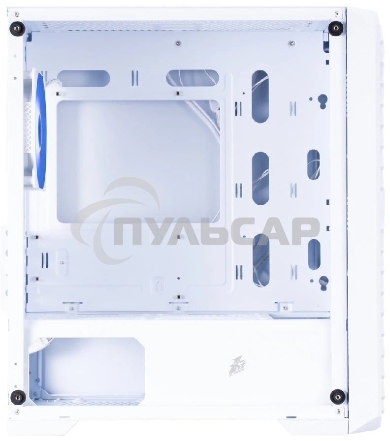 Компьютерный корпус 1STPLAYER TRILOBITE T5 ARGB белый / mATX / 4x120мм ARGB fans / T5-WH-4F7-W