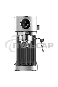 Кофеварка рожковая Korting KCM 1001 EX нержавеющая сталь, молотый, 1.2 л, 1350 Вт, 20 бар