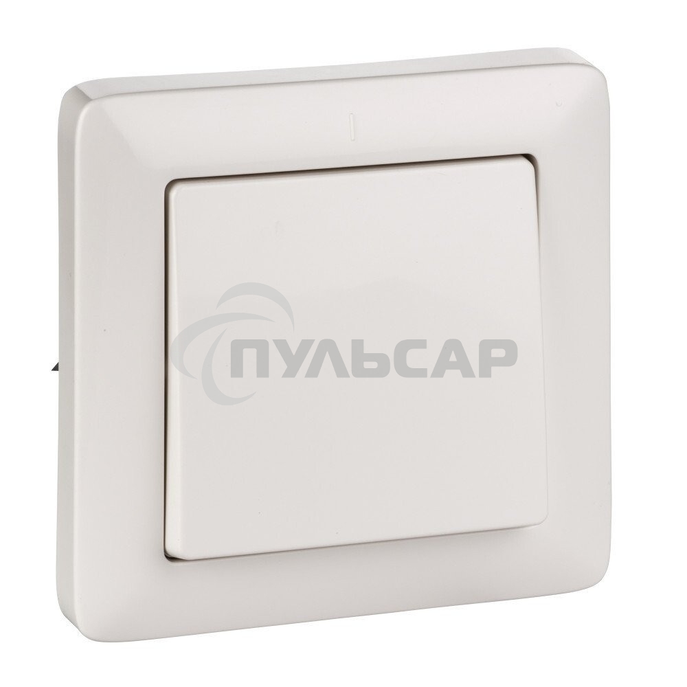 Выключатель 1-кл. СП Хит 6А IP20 белый SchE VS16-133-B