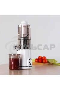 Соковыжималка шнековая Scarlett SC-JE50S63 400Вт рез.сок.:600мл. белый