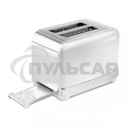 Тостер BQ T1000 белый. Потребляемая мощность, Вт: 1000 Вт, Количество отсеков: 2 тоста