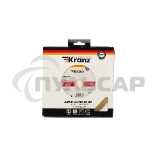 Диск алмазный отрезной Turbo 180x22.2 мм Kranz 