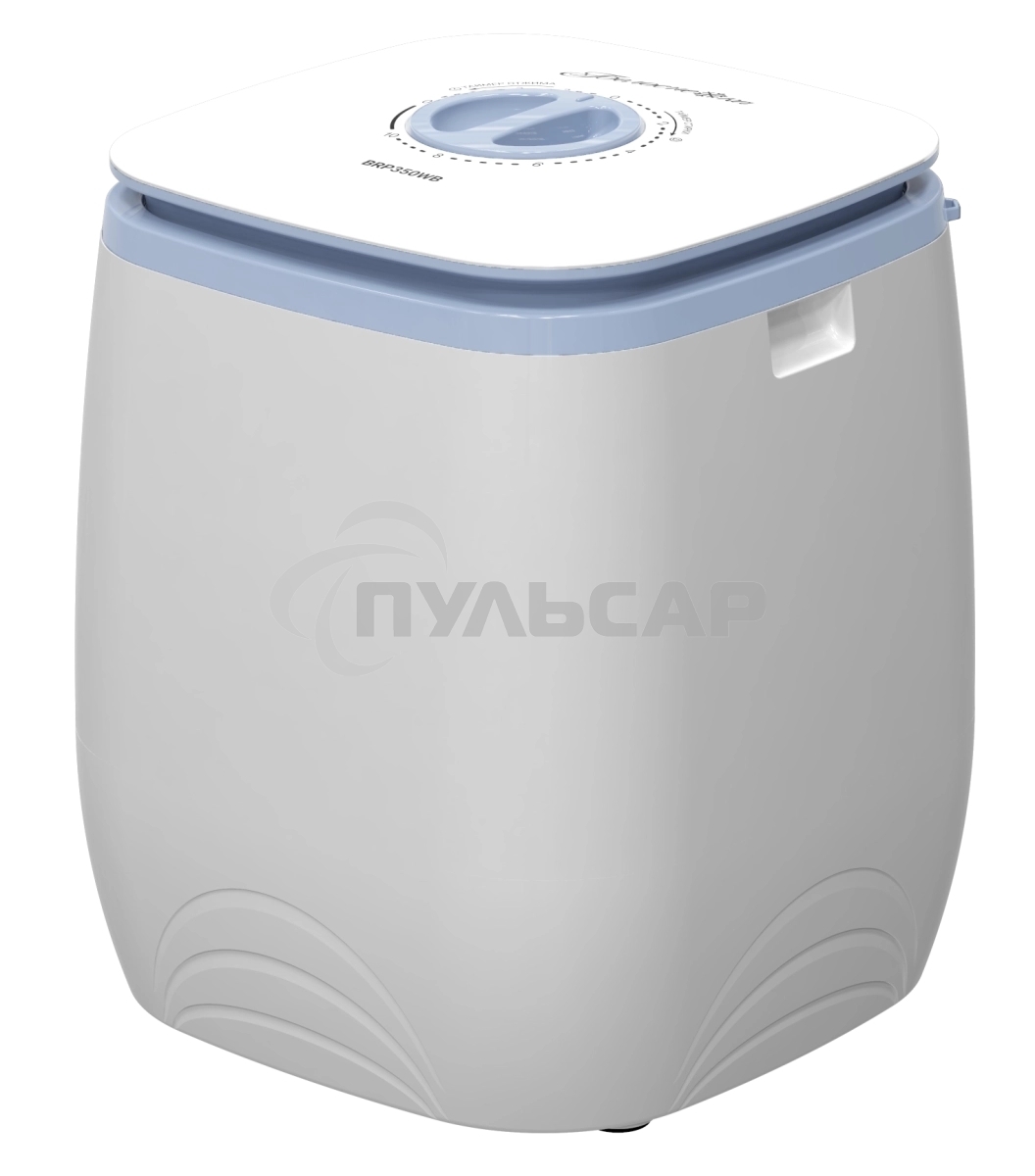 Стиральная машина Белоснежка BRP350WB белый, загрузка вертикальная 3,5 кг, Без отжима, класс: А