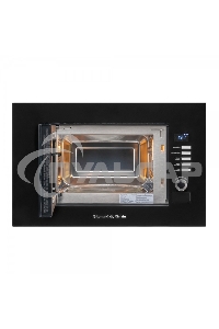 Микроволновая печь встраиваемая Zigmund & Shtain BMO 21 B черный, 20 л, 1200 Вт, переключатели - поворотный механизм/кнопки