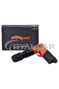 Дрель прямая Av Steel AV-701107 114л/мин патр.:быстрозажимной оранжевый/черный