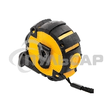 Рулетка 5м х 19мм, автоматич. фиксац., нейлон. покрытие, магнит. зацеп, двухстор. разметка Denzel