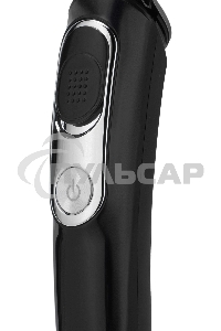 Триммер Vitek VT-2549 BK Питание сеть/аккумулятор. Встроенная аккумуляторная батарея Li-ion 700 mAh 3,7V. Время зарядки 90мин. Время автономной работы 45мин. Влажная очистка. Детальный триммер. Индикатор зарядки. ЖК дисплей с индикацией процента зарядки б