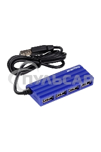 USB-хаб SMARTBUY (SBHA-6810-B) 4 порта синий