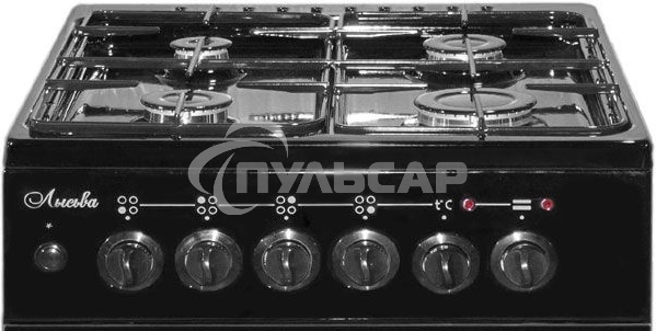 Плита электрическая Лысьва EF4002MK00 черный, конфорок 4, духовка 57 л, 50 см x 84 см x 60 см (без крышки)