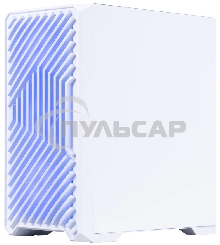 Компьютерный корпус 1STPLAYER TRILOBITE T5 ARGB белый / mATX / 4x120мм ARGB fans / T5-WH-4F7-W