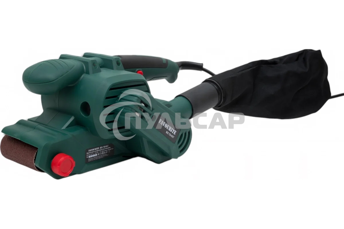 Машинка шлифовальная ленточная FAVOURITE BS 76/457 800Вт, 76*457мм, 120-380м/мин