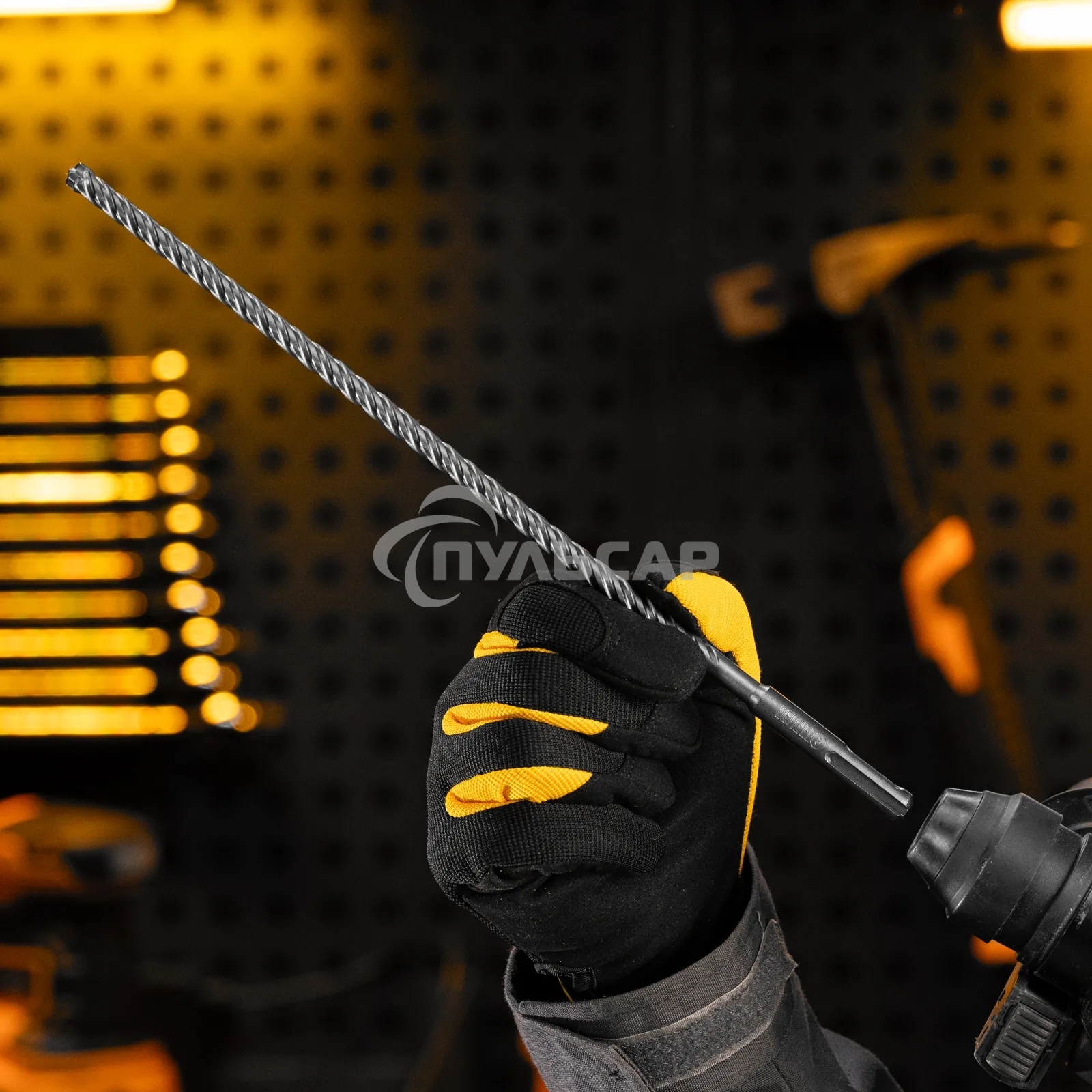 Бур по бетону Denzel цельная крестовая пластина, 8x315 мм, SDS PLUS