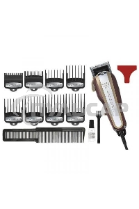 Машинка для стрижки Wahl Legend 5Star, сетевая, 8 насадок, золотая