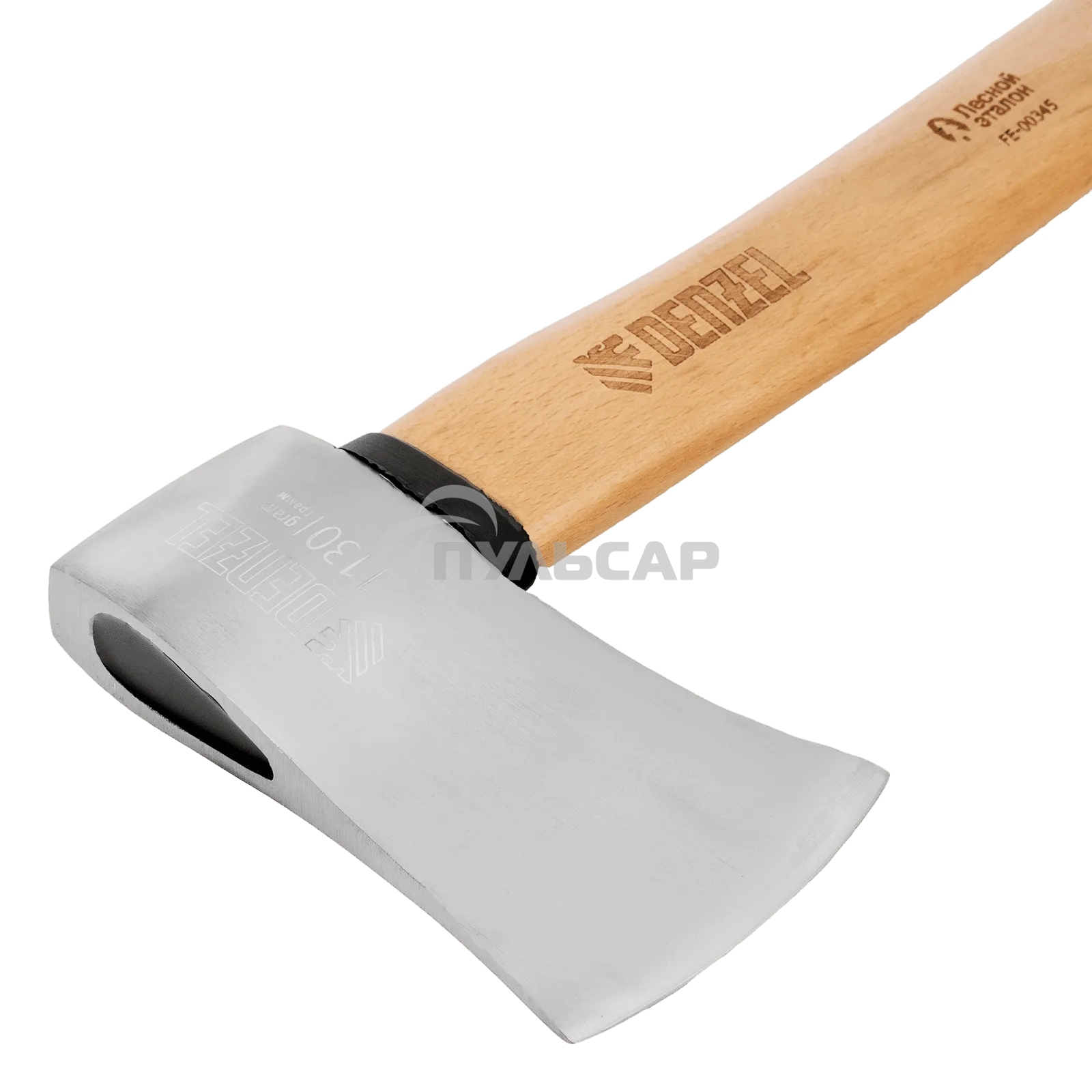 Топор кованый Denzel 1130 г, американский тип, буковая рукоятка, 430 мм, EFP