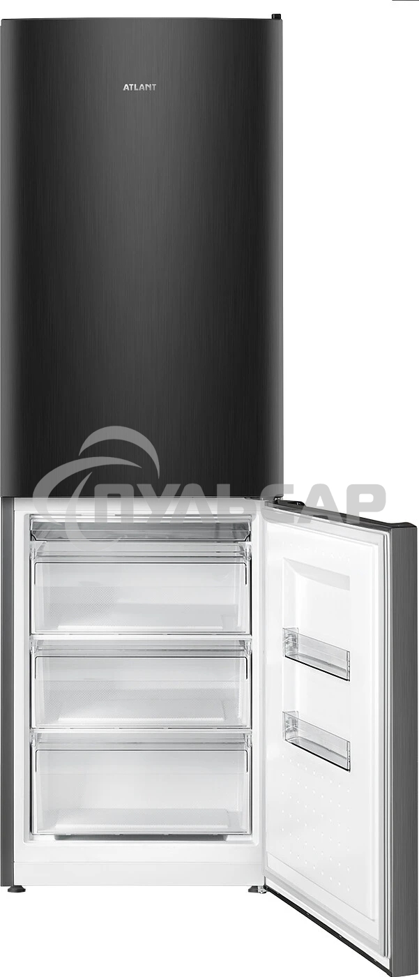 Холодильник Atlant XM 6621-159 черный двухкамерный 205/119 л морозилка снизу, капельная система