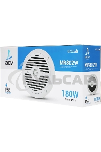 Колонки автомобильные ACV Marine MR802 80Вт 90дБ 20см (8дюйм) (ком.:2кол.) коаксиальные двухполосные