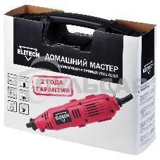 Шлифмашина прямая Elitech МПШ 015Э красный/черный