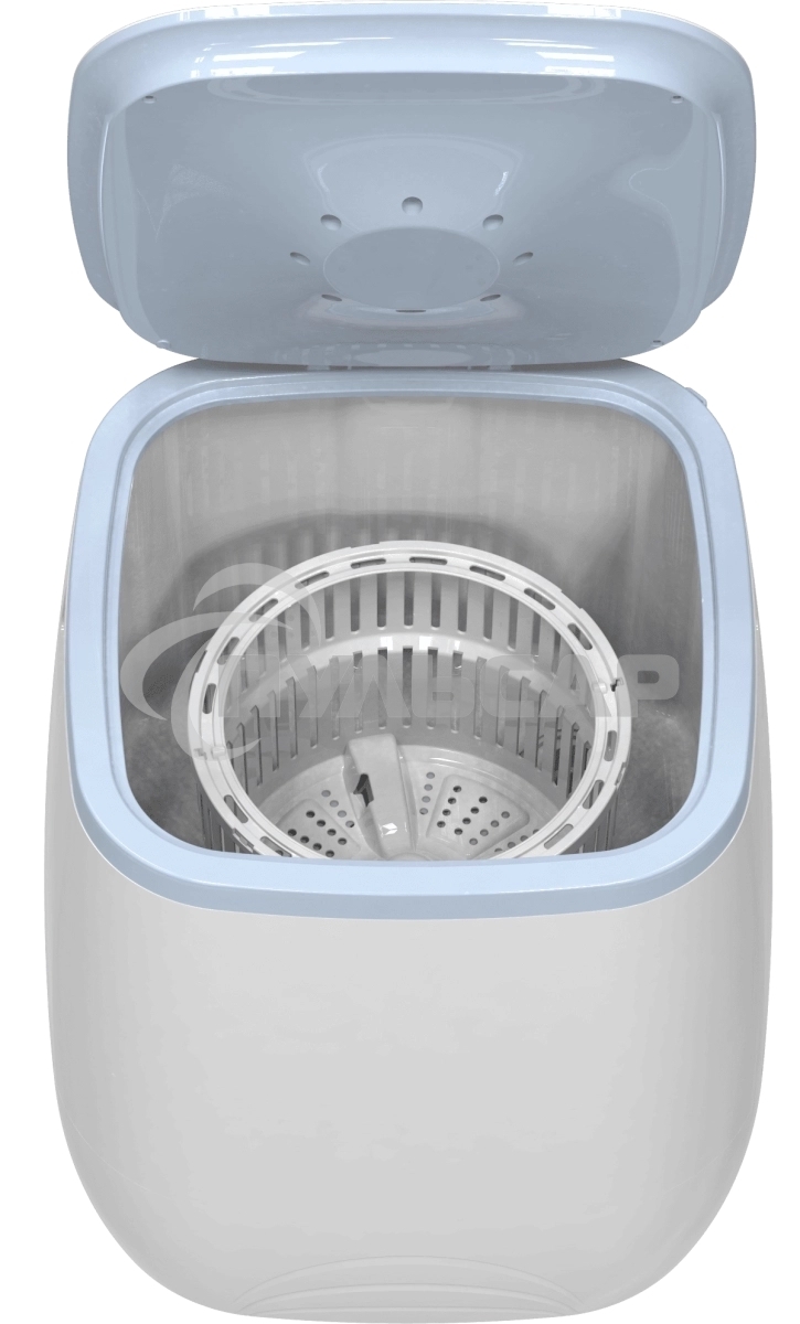 Стиральная машина Белоснежка BRP350WB белый, загрузка вертикальная 3,5 кг, Без отжима, класс: А