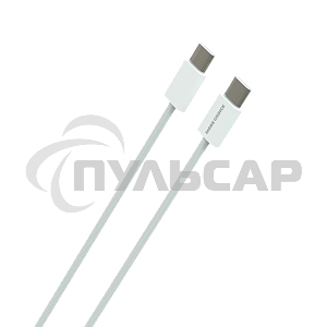 Кабель MORE CHOICE (4620202550378) K75a USB 3.0A PD 60W для Type-C Type-C нейлон 2м белый